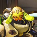 Overwatch 2 changes: Orisa, a giant mech, stares down the camera