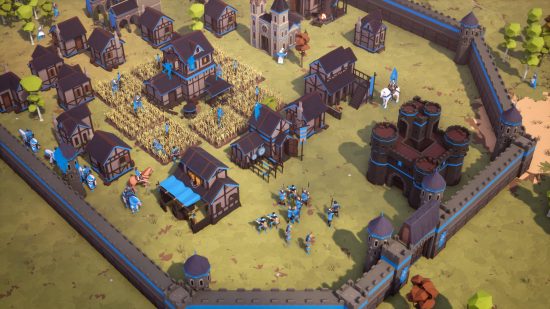 Best games like Age of Empires - a medieval town in Empires Apart.