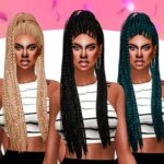 Sims 4 CC options: hair styles