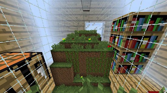World in a Jar - a small obstacle course inside a lab in the Ant Farm Survival map.