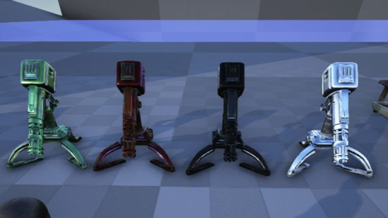 Best Ark Survival mods: A series of four new turrets available in the More Turrets and Turret tools mod.