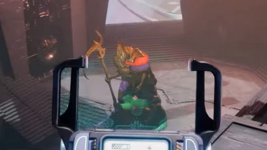 Destiny 2 Root of Nightmares guide: An statue at the entrace to the raid.