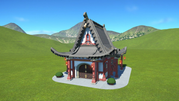 japanese temple planet coaster