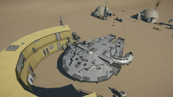 millenium falcon planet coaster creations