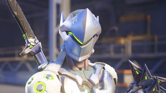 Overwatch 2 roles: Damage hero Genji brandishing a shuriken