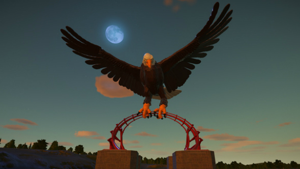 bald eagle entrance planet coaster