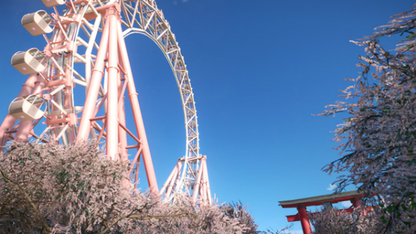 sakura park planet coaster creations