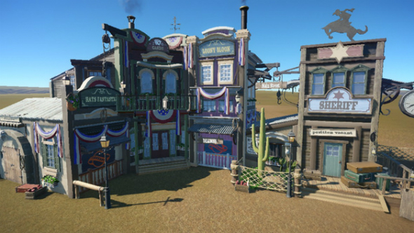 Western shops planet coaster