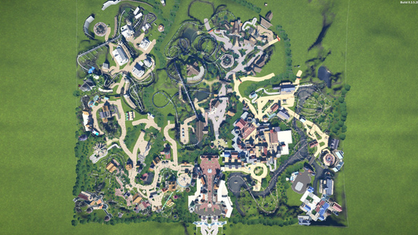 Wonderland theme park planet coaster